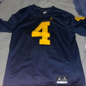 JORDAN MICHIGAN FOOTBALL JERSEY